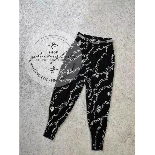 Quần bom bó gấu  hoạ tiết