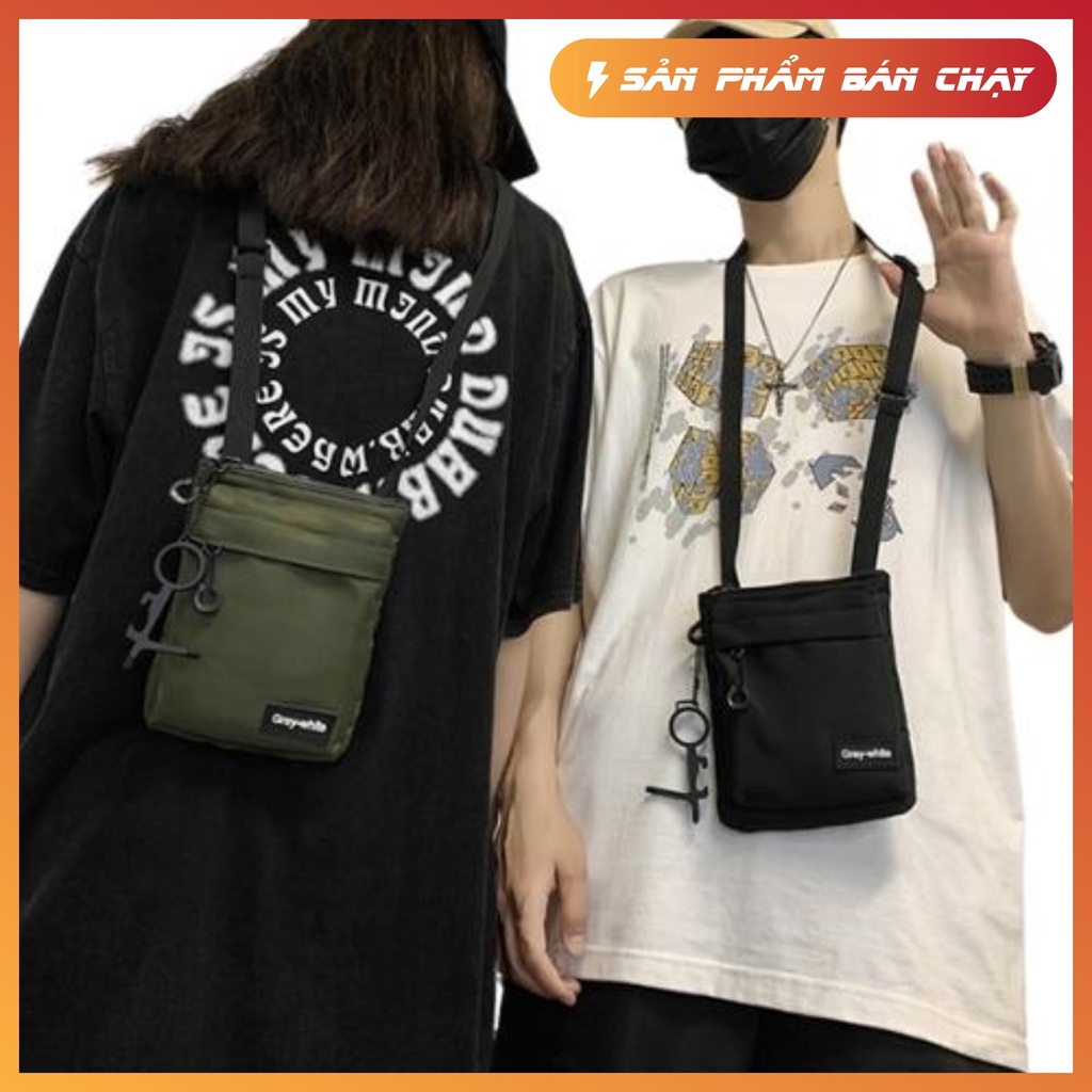Túi đeo chéo nam nữ/túi messenger cỡ nhỏ/túi đeo chéo mini/vải polyester kháng nước - Mã SB003
