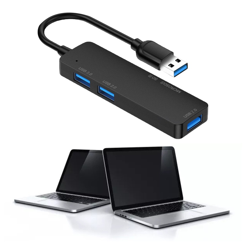 Bộ Chia 5 Cổng USB Type C / Đọc Thẻ Nhớ SD / TF Cho Máy Tính / USB3 0