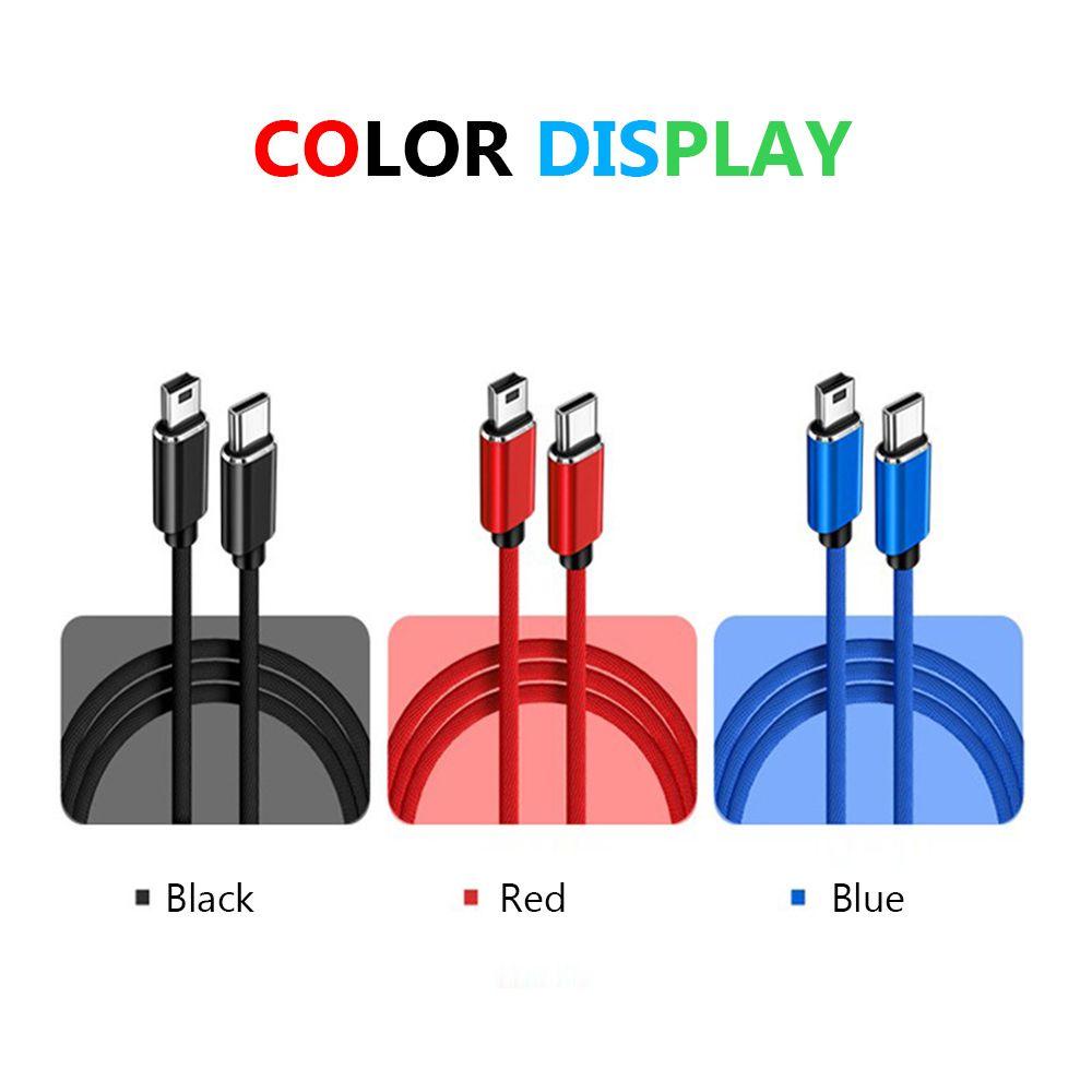 MYRONGOODS USB Type C To Mini USB Cable Quick Charging Sync Data Digital Camera MP3 Player GPS Receiver Laptop