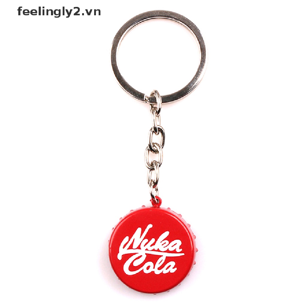 Móc khóa kiêm dụng cụ mở nắp chai nước ngọt chơi game Fallouts Nuka