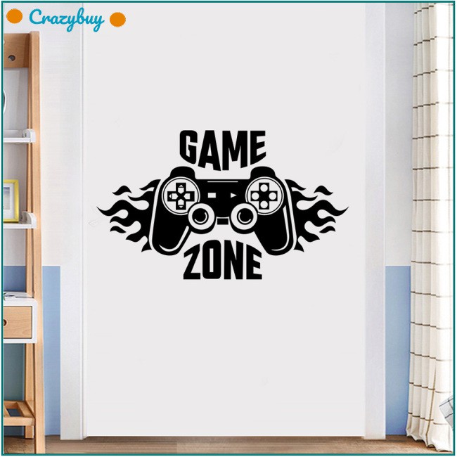 Sticker Dán Tường Họa Tiết Game Zone