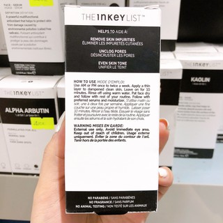 Mặt nạ đất sét The INKEY List Kaolin Clay Mask ( 50mL )