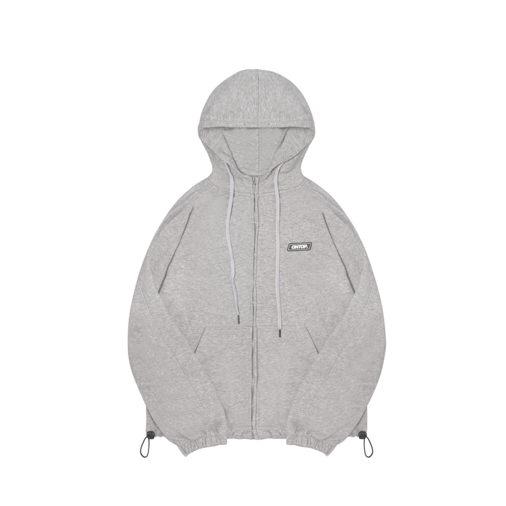 Áo hoodie zip nam nữ form rộng, mỏng nhẹ, mang được nhiều mùa local brand ONTOP - Tech Hoodie Zip