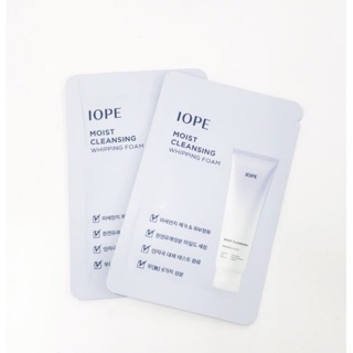 [SAMPLE - 3ml] Gói Sữa Rửa Mặt IOPE Moist Cleansing Whipping Foam