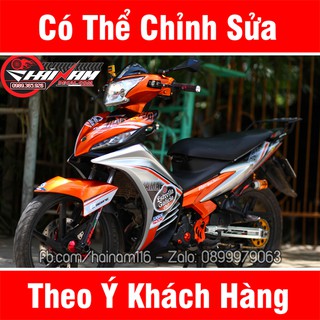 Tem Trùm Exciter 135 vàng Cam