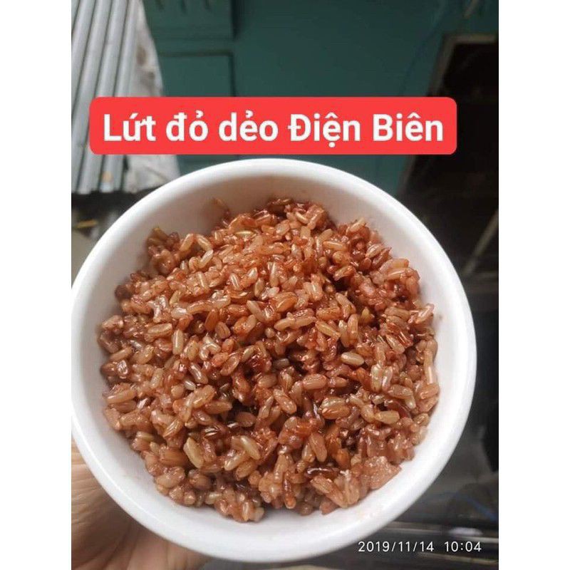 Gạo lứt dẻo đỏ ĐIÊN BIÊN  siêu ngon eatclean ăn kiêng giảm cân gói 2kg hút chân không.