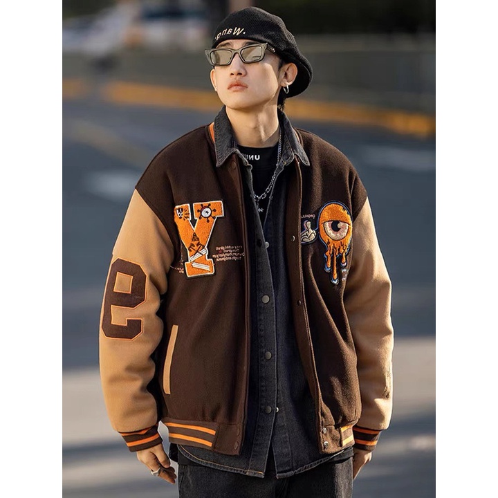 ÁO KHOÁC BOMBER NAM THÊU HỌA TIẾT TINH TẾ ĐẲNG CẤP THỜI TRANG BOMBER ĐỈNH CAO