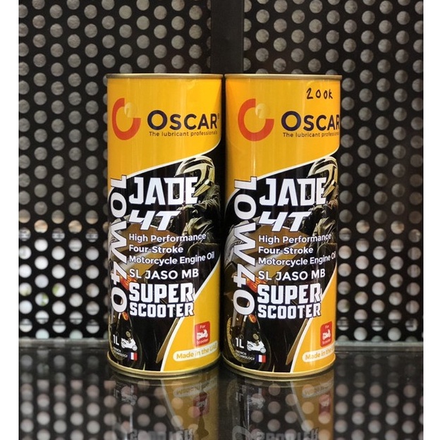 Nhớt OSCAR Jade 4T Super Scooter 1L - Nhớt xe tay ga