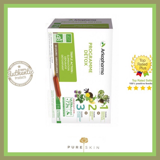 Thải độc gan thận da Arkopharma lộ trình 30 ngày nội địa Pháp | BigBuy360 - bigbuy360.vn