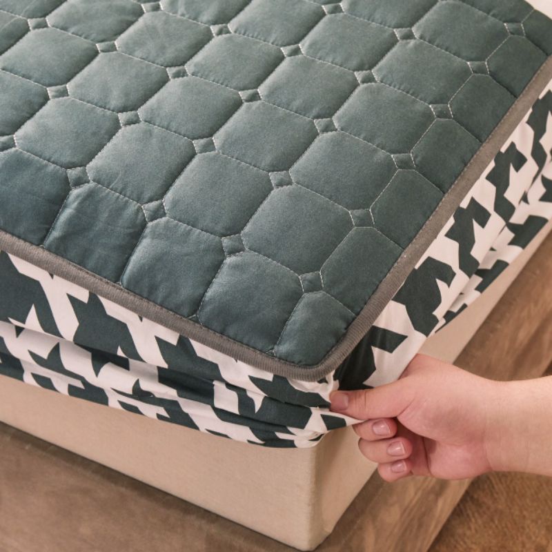 Ga gối cotton trần bông bọc đệm cao đến 28cm, thảm cotton bọc đệm phiên bản mới năm 2022 hàng đẹp