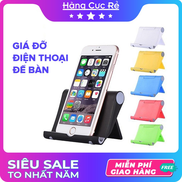Gía đỡ điện thoại để bàn HCR059 🔷Freeship🔷 Gía đỡ điện thoại cute đa năng - Shop Hàng Cực