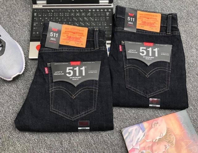 Quần bò nam xuất dư LE511 thời trang Quần jean dài nam slimfit zin co dãn đẹp Ống đứng cao cấp HAIAN JEAN | BigBuy360 - bigbuy360.vn