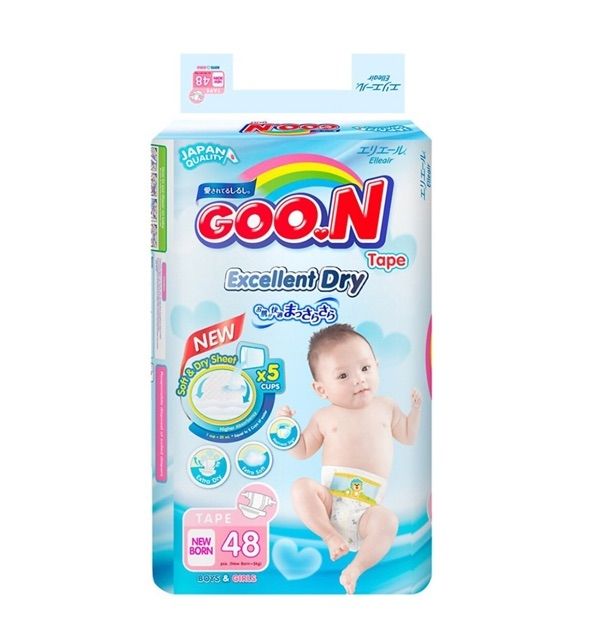 Combo 2 bịch Goon SLIM  Newborn 42  1 bịch Size S36