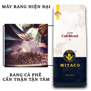 Cà phê Robusta Culi nguyên chất MITACO COFFEE (Gói 200g)