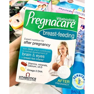 Viên uống cho phụ nữ sau sinh và cho con bú Pregnacare Breast-feeding của Anh