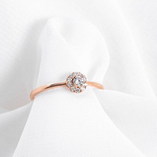 Nhẫn vàng hồng DOJI cao cấp 14K 0819R-LAL026