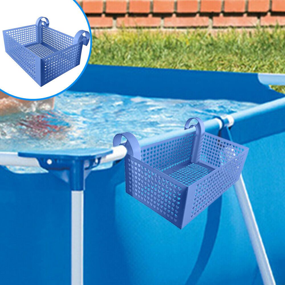 ❤Lansel❤ Giỏ lưới đựng cốc nước bể bơi bằng nhựa bền sức chứa lớn có thể tháo rời