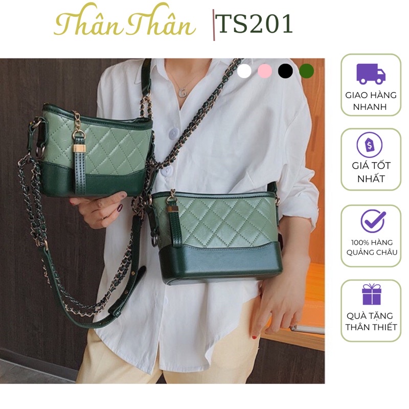 Túi đeo chéo dáng hobo đế cứng cực chất - TS81