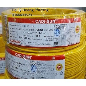 Dây dẹt Cadisun giá 1m dây 2*4,2*2.5 , dây điện Cadisun