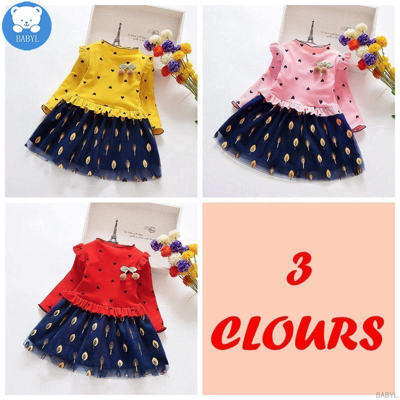 Đầm xòe không tay phối lưới họa tiết hoa xinh xắn cho bé gái