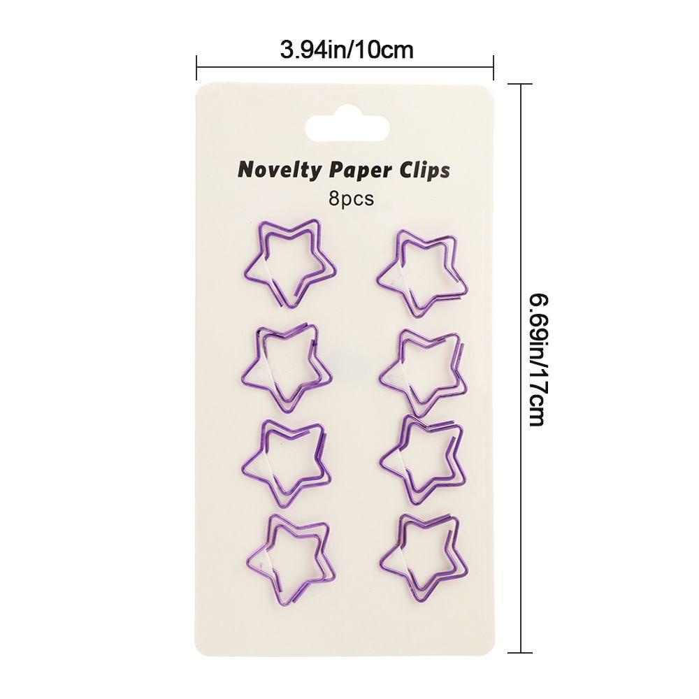 PISTA Set 8 Kẹp Giấy Tạo Hình Sáng Tạo Ngộ Nghĩnh