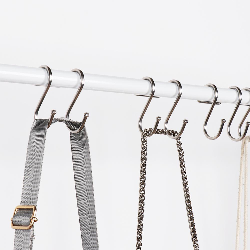 YNATURAL Giá Đỡ Hình Chữ S Đôi Bằng Thép Không Gỉ Cho Phòng Tắm