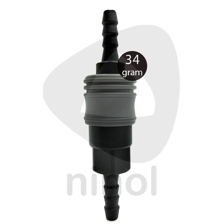 Khớp nối nhanh nối ống hơi khí nén tự động nhựa 20SHPH đuôi chuột