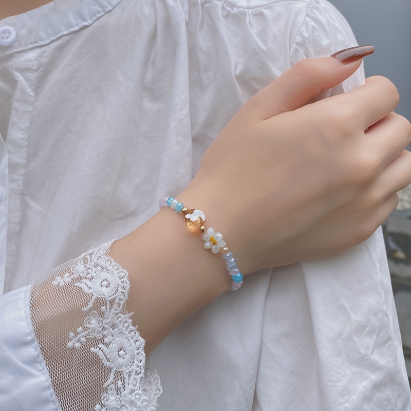 Vòng đeo tay chuỗi hạt pha lê phong cách Bohemian thời trang cho nữ | BigBuy360 - bigbuy360.vn