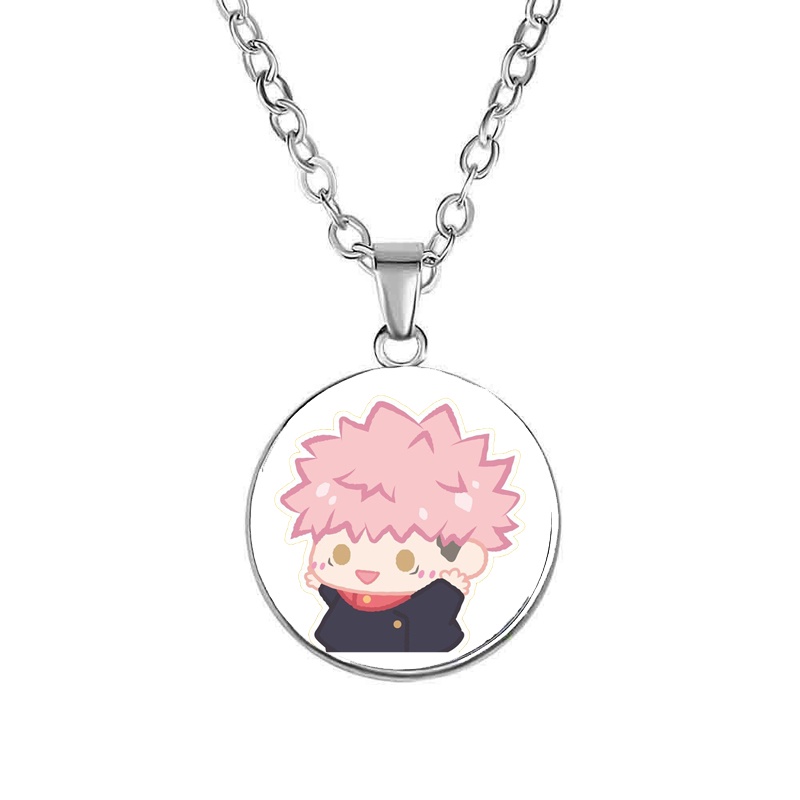 Vòng cổ in hình nhân vật JUJUTSU KAISEN VER TẬP THỂ DỤC  anime chibi xinh xắn quà tặng độc đáo