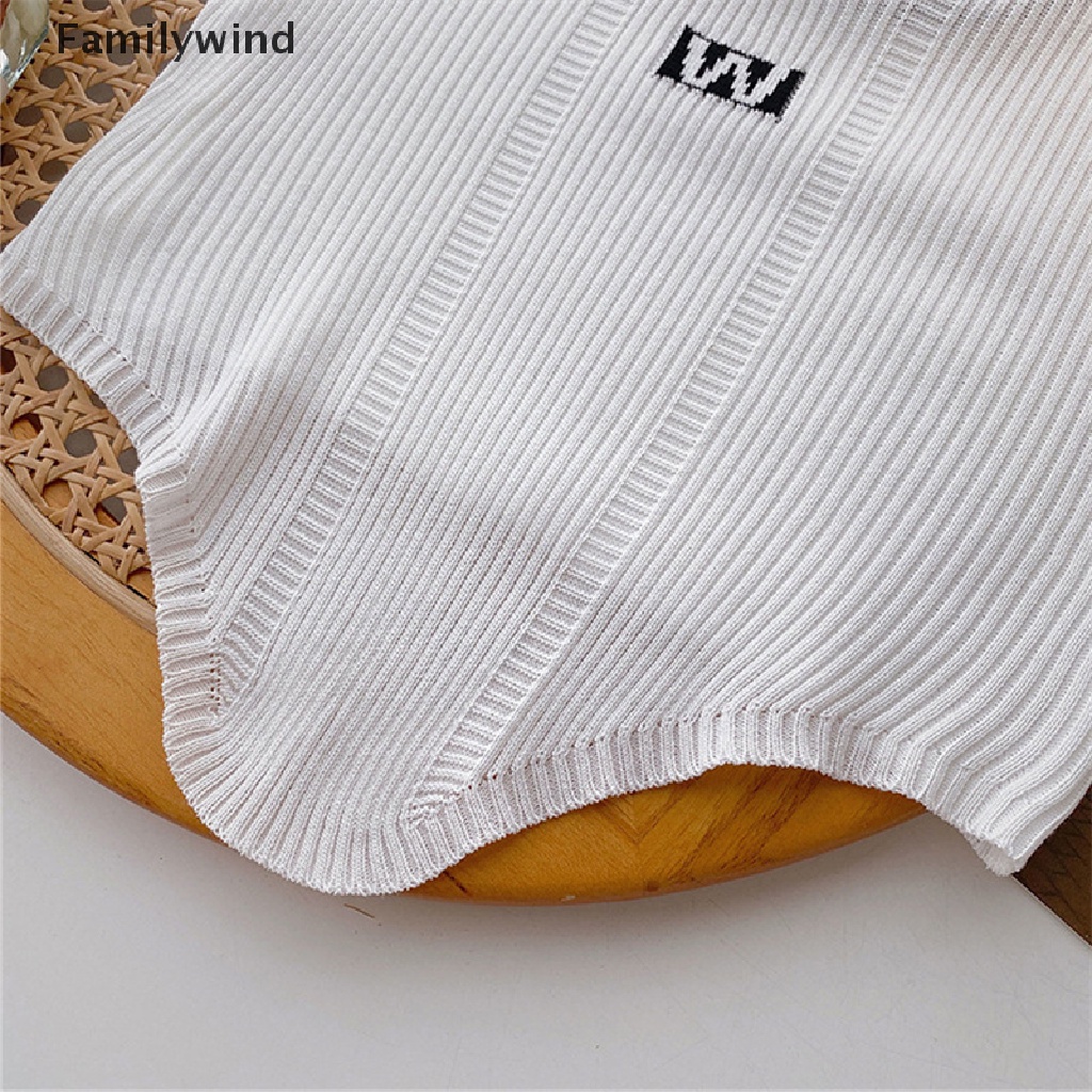 Áo croptop không tay dáng ôm in chữ thời trang cho phái nữ