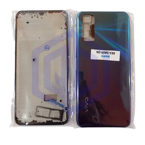 BỘ VỎ + KHAY SIM THAY THẾ DANH CHO VIVO Y20 ZIN