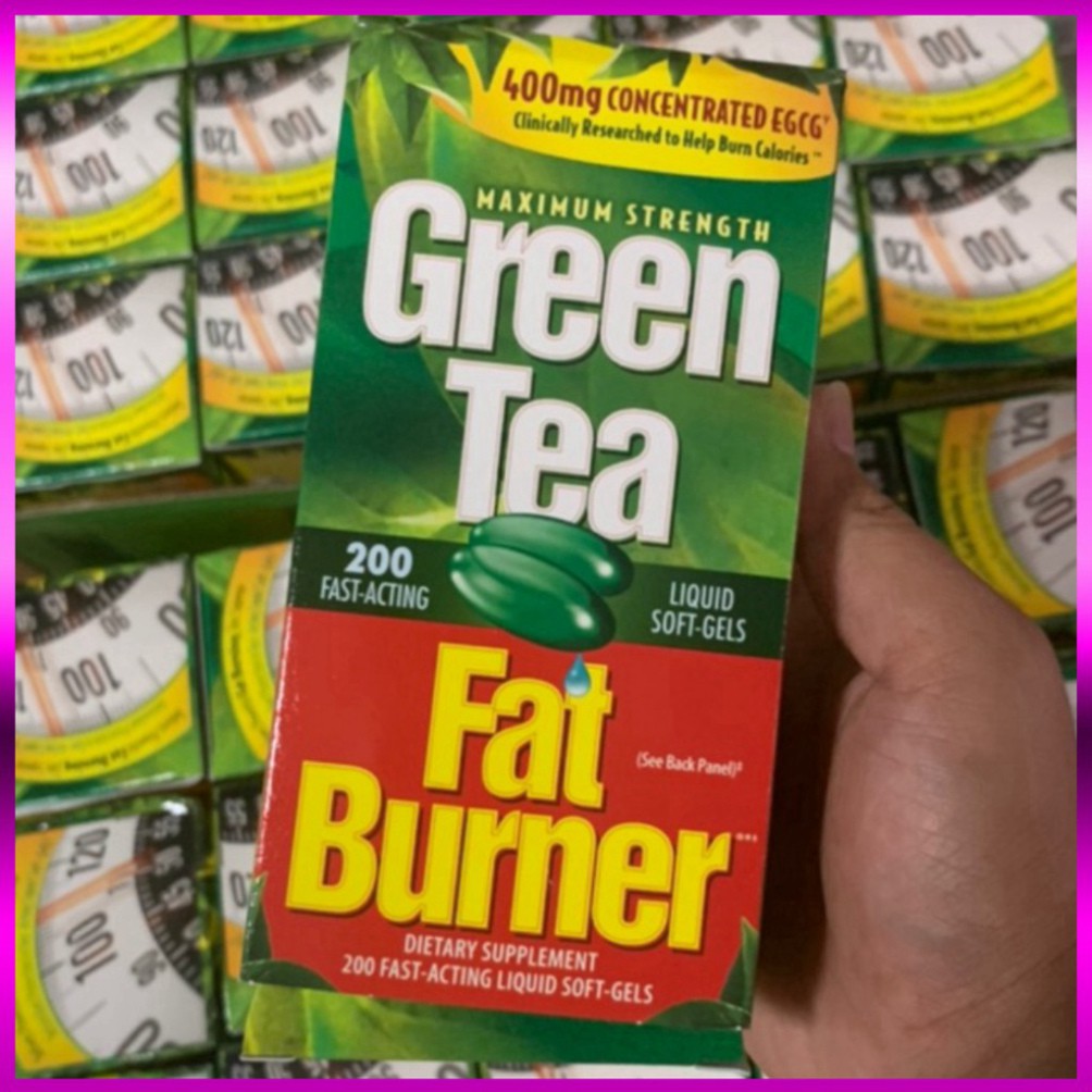GIẢM GIÁ Viên uống giảm cân từ trà xanh Green Tea Fat Burner 200 viên của Mỹ GIẢM GIÁ