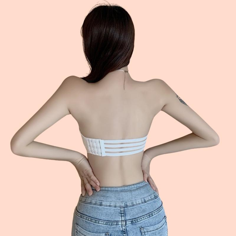 Áo Ngực Ren Rút Dây Nâng Ngực Tạo Khe, Áo Lót Nữ Không Dây Dày 2.5Cm Định Hình Vòng 1 - 8888