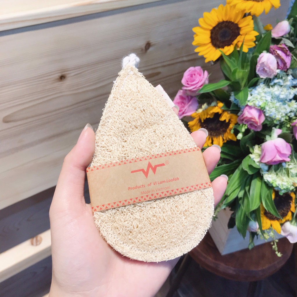 Miếng rửa chén / BÁN SỈ / Miếng rửa bát, chén xơ mướp Vi Lâm loại nhỏ