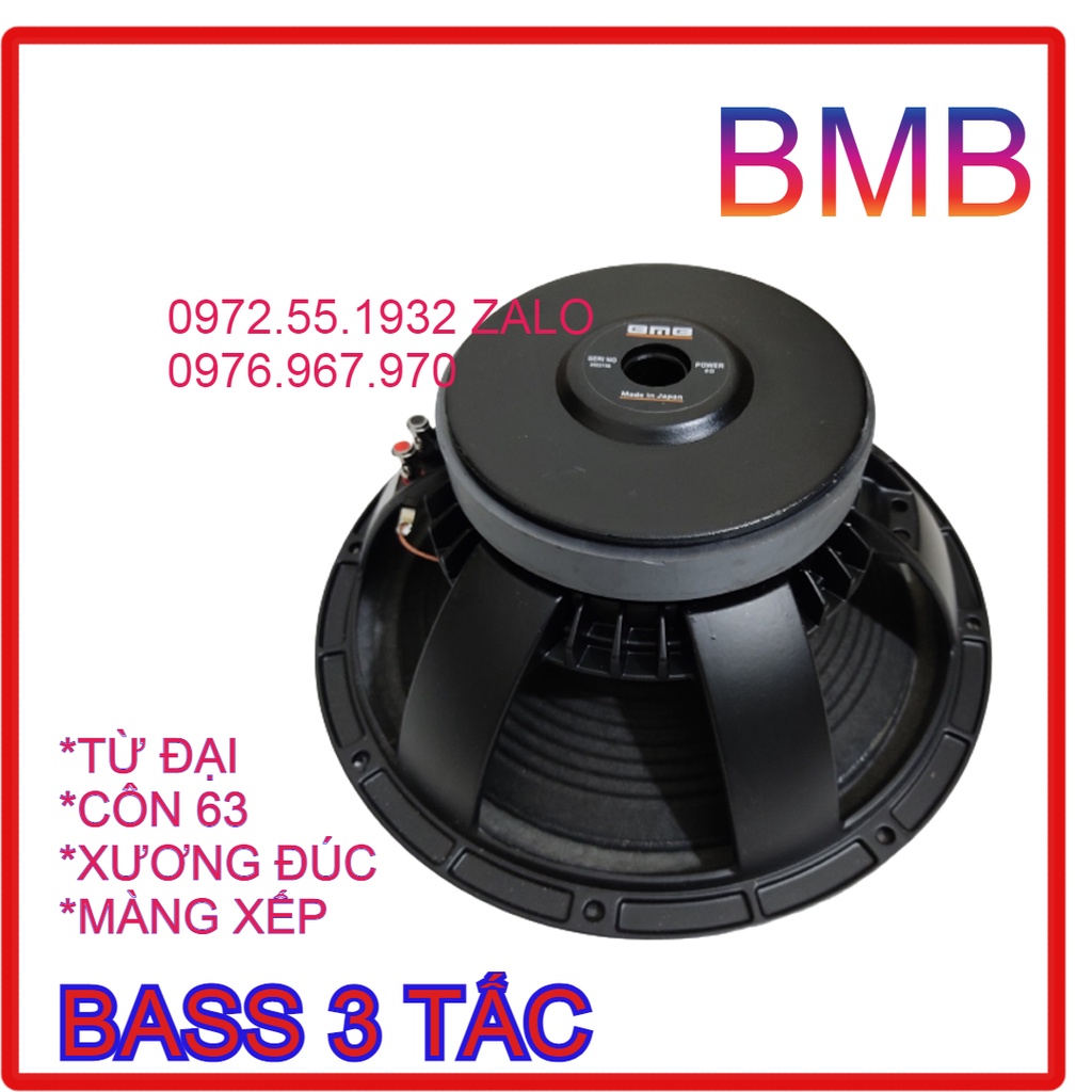 Loa bass 30( 3 tấc) bmb xương đúc màng tẩm dầu -giá 1 chiếc