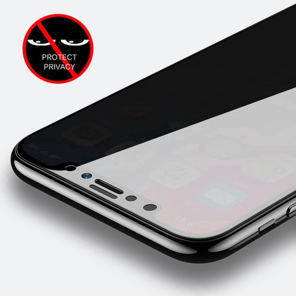 Kính cường lực chống nhìn trộm thích hợp cho Iphone 5 6 6s 7 8 Plus X Xs Xr 11 Pro Max