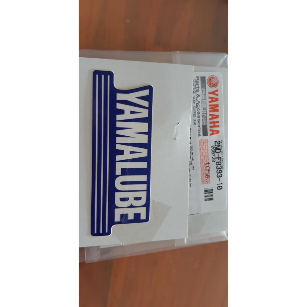Tem chữ &quot;Yamalube&quot; zin chính hãng Yamaha - Xanh GP