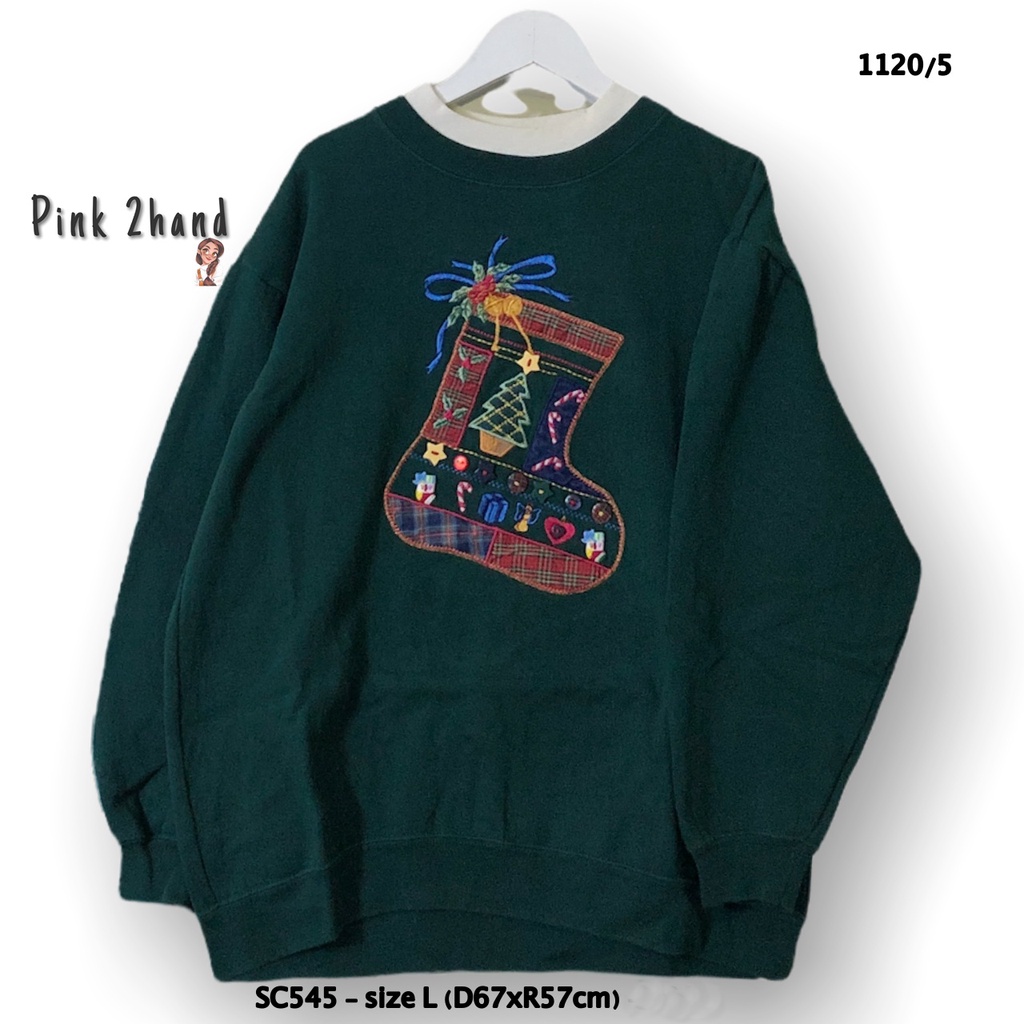 Áo Sweater nữ, nam 2hand, chất dày, size XL/XXL - 2212-1
