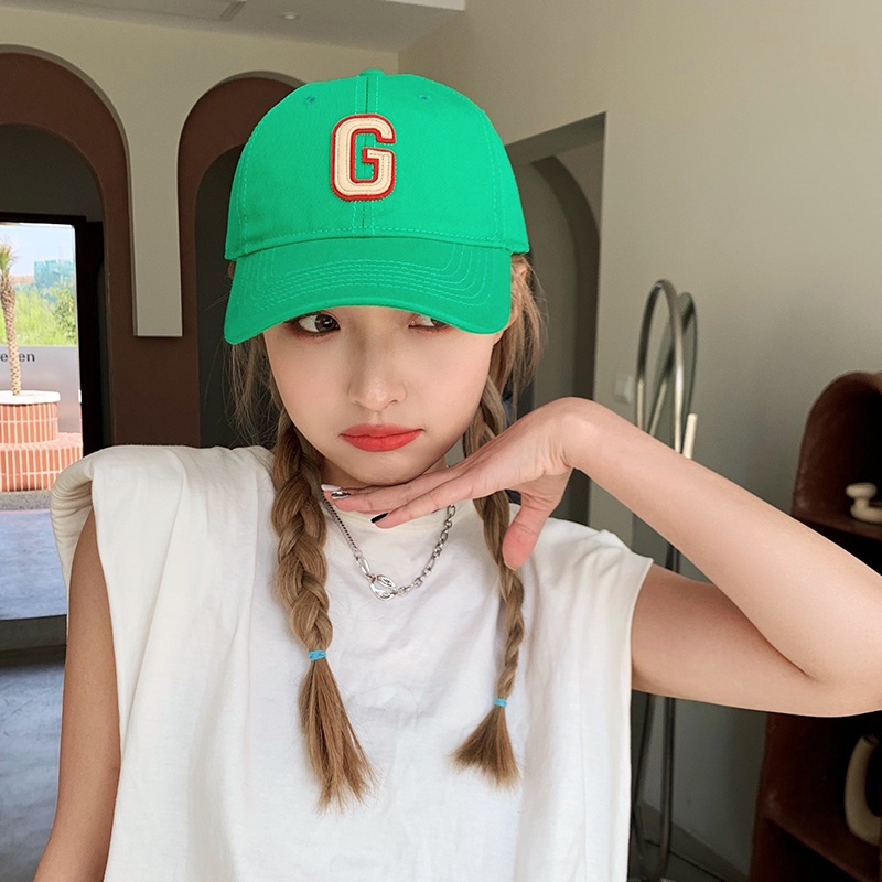 Nón Kết Mềm Mại Thêu Chữ G Thời Trang Hàn Quốc Dễ Phối Đồ Cho Nam Và Nữ