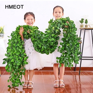 Cây nho nhân tạo 2,3m Cây treo lá giả cho vòng hoa Trang trí tường nhà cửa
