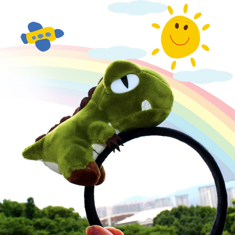 Băng Đô Cài Tóc Bờm Tóc Khủng Long Dễ Thương