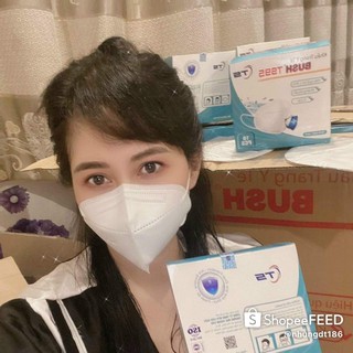 Khẩu trang y tế Bush ts95  cao cấp 5 lớp hộp 10 cái