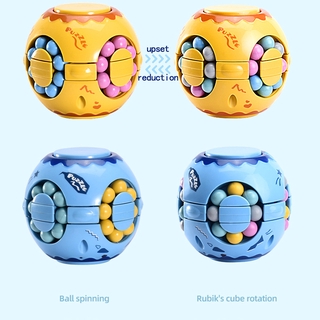 Round-bead rubik's block for specialized intelligence development for children