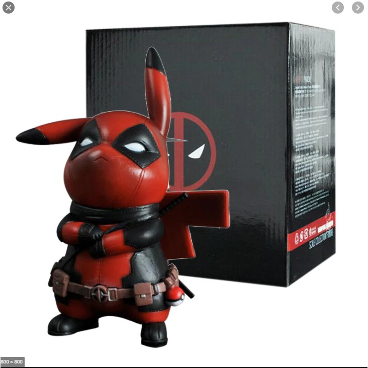 Mô hình Deadpool Pikachiu 14cm