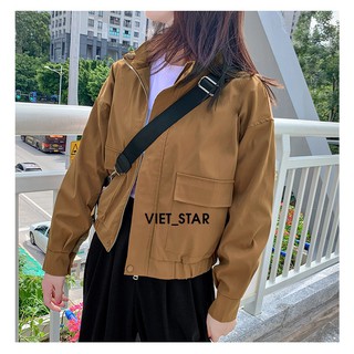 Áo Khoác Kaki Dáng Croptop Nữ Hàng Chuẩn Siêu Hot - VIET_STAR