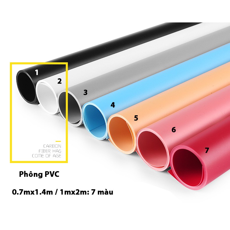 2K08 Phông nền nhựa PVC trơn treo giá khung chụp ảnh sản phẩm ulzzang hàn quốc instagram giấy PVC nhiệt 3 in 1