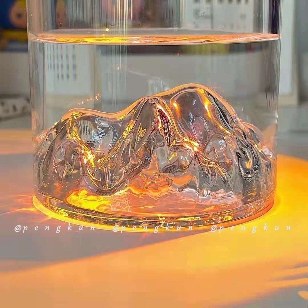 Cốc thủy tinh uống rượu Whiskey Asama cách nhiệt phong cách Nhật Bản