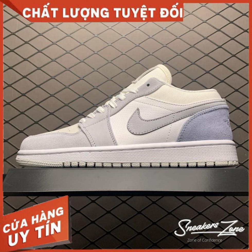 (FREESHIP+HỘP+QUÀ) Giày thể thao AIR JORDAN 1 Low Paris thấp cổ màu xám xanh cực đẹp GIẢM GIÁ 20 % !!!