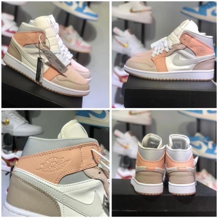 Giày thể thao Jordan cổ cao thấp Milan [Tặng Dây Giày] Giày sneaker JD1 Milan cao thấp cổ nam nữ mới nhất 2021